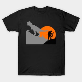 Hiking and a Carnotaurus T-Shirt